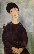 Seated Young woman Amedeo Modigliani